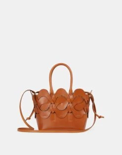 Vachetta Leather 8 Knot Tote—Small -Lafayette 148 Store a2062 hgbx copper back