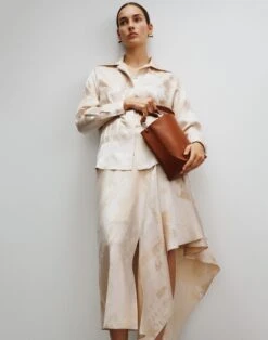 Grained Calfskin Leather 8 Knot Hobo—Small 17 Grained Calfskin Leather 8 Knot Hobo—Small -Lafayette 148 Store a2516 hgbx copper catalog