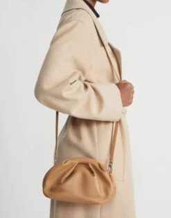 Nappa Leather Pochette 8 Nappa Leather Pochette -Lafayette 148 Store a2620 hgbx camel full2