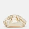 Metallic Lambskin Leather Pochette Clutch 18 Metallic Lambskin Leather Pochette Clutch -Lafayette 148 Store a2676 hgbx gold