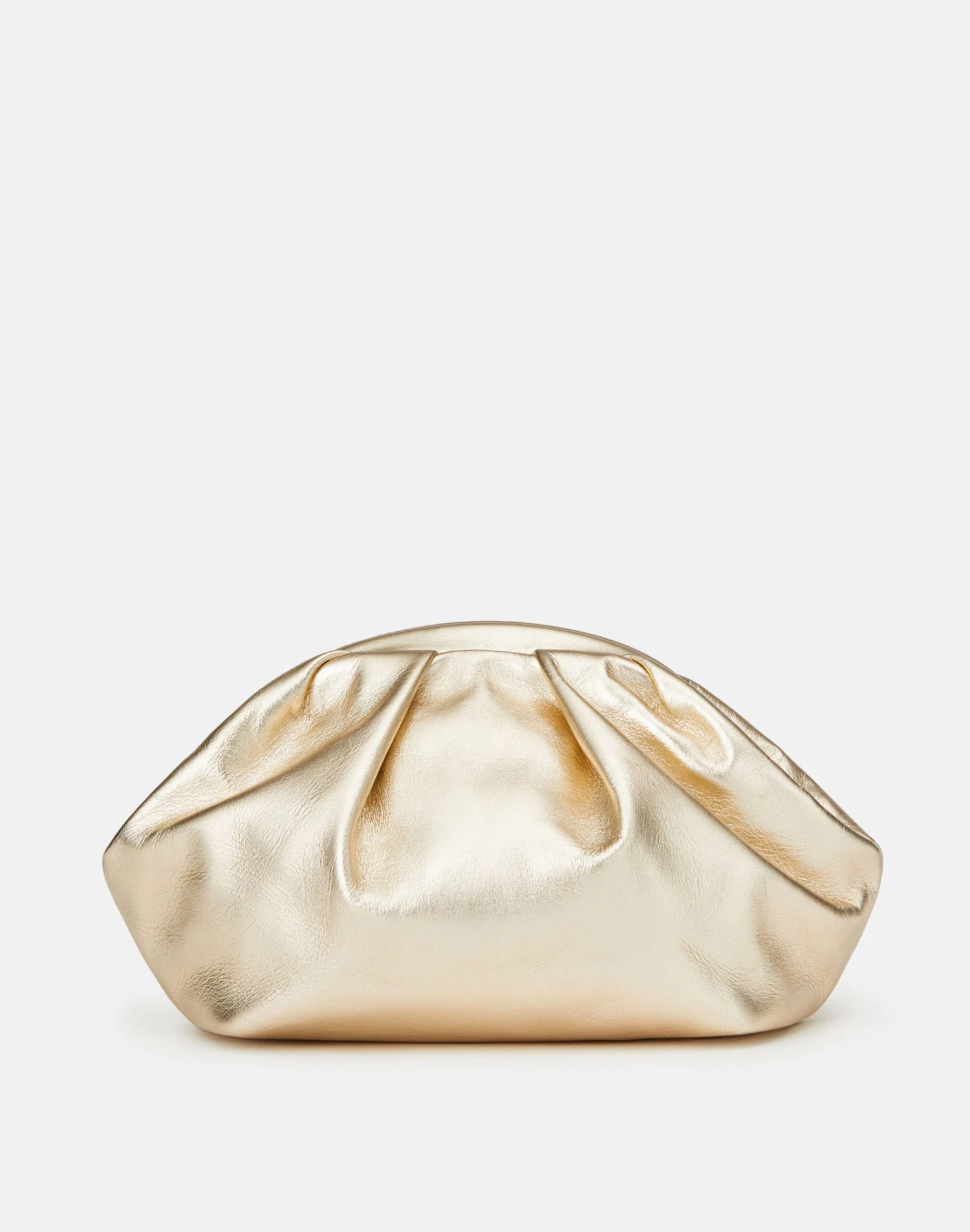 Metallic Lambskin Leather Pochette Clutch 1 Metallic Lambskin Leather Pochette Clutch