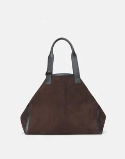 Suede & Leather L Tote