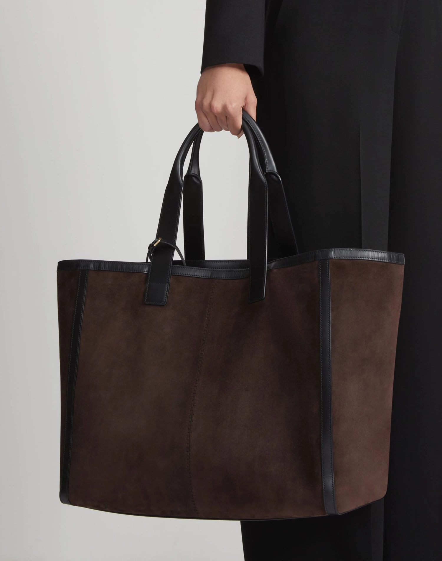 Suede & Leather L Tote 3 Suede & Leather L Tote - Image 3