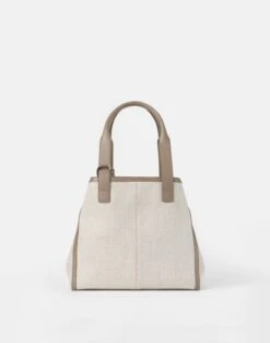 Linen-Hemp Canvas L Tote—Small