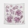Spotted Glaze Print Silk Twill Scarf 3 Spotted Glaze Print Silk Twill Scarf -Lafayette 148 Store a2761 wvnx violet ash multi