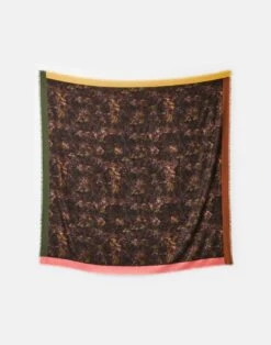 Impression Print Cashmere-Silk Scarf