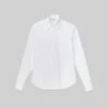Stretch Cotton Slim Shirt 11 Stretch Cotton Slim Shirt -Lafayette 148 Store mbdc1r 0231 white flat