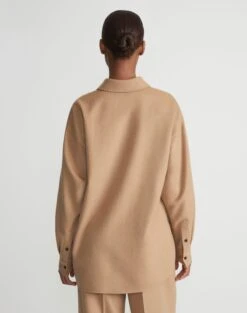 Camel Hair Drop Shoulder Shirt Jacket -Lafayette 148 Store mbdc5h 1d39 camel back