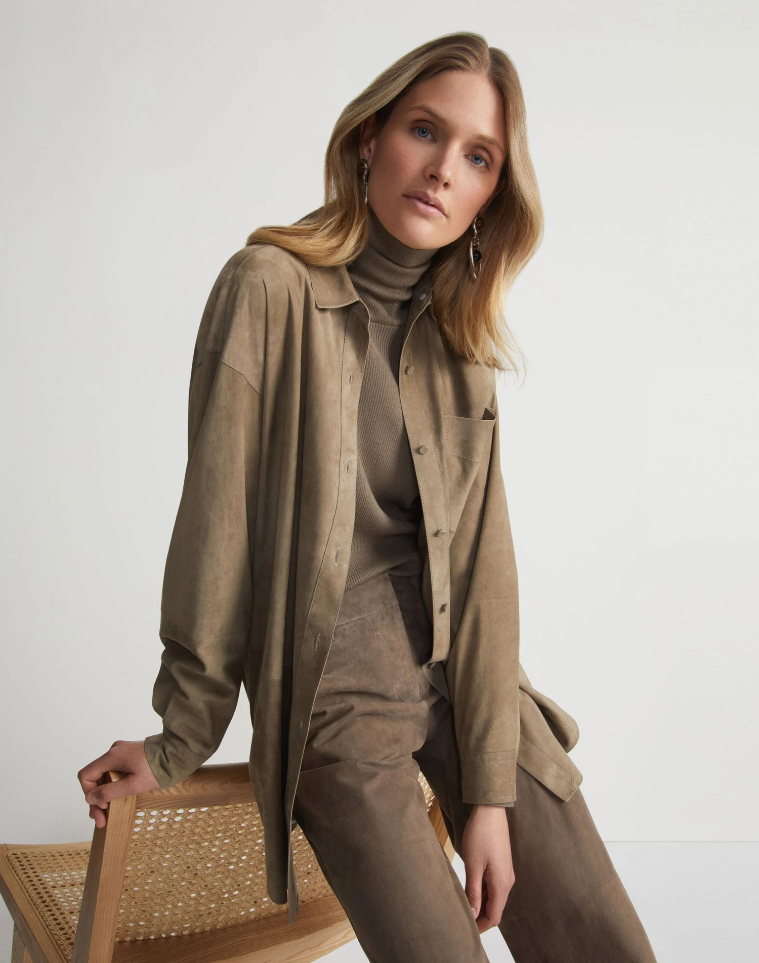 Paperfine Suede Oversized Shirt 6 Paperfine Suede Oversized Shirt - Image 6