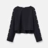Responsible Finesse Crepe Button Sleeve Blouse