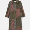 Fragment Jacquard Car Coat 10 Fragment Jacquard Car Coat -Lafayette 148 Store mcc76r 2d24 forage green multi flat