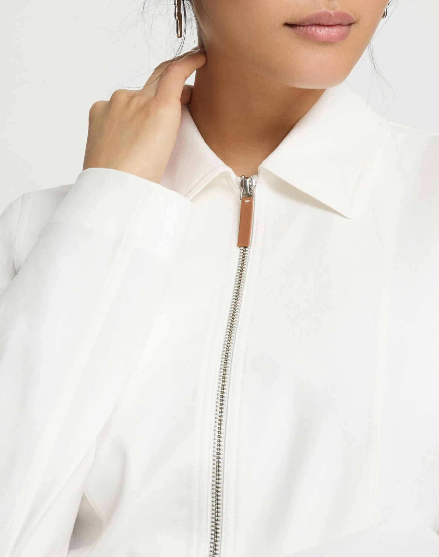 Techno Stretch Twill Zip Tailored Jacket 3 Techno Stretch Twill Zip Tailored Jacket - Image 3