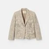Marled Cotton Twill Cropped Boyfriend Blazer 11 Marled Cotton Twill Cropped Boyfriend Blazer -Lafayette 148 Store mjdq7h 2b82 natural multi flat