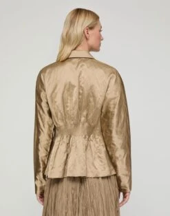 Satin Pintuck Back Jacket -Lafayette 148 Store mjdu4h 2c80 clay back