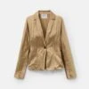 Satin Pintuck Back Jacket -Lafayette 148 Store mjdu4h 2c80 clay flat