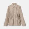 Tech Twill Gathered Waist Oversized Jacket -Lafayette 148 Store mjdu9v 8787 hickory flat