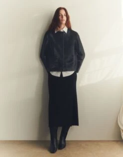 Calf Hair Patch Pocket Collarless Jacket -Lafayette 148 Store mjdw6r f036 black elevated hover