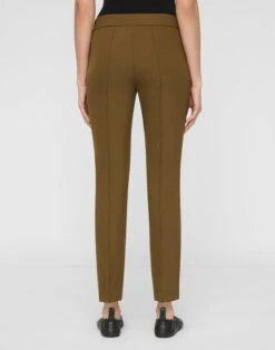 Acclaimed Stretch Gramercy Pant -Lafayette 148 Store mp949r j525 sequoia back