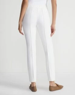 Acclaimed Stretch Gramercy Pant -Lafayette 148 Store mp949r j525 white back