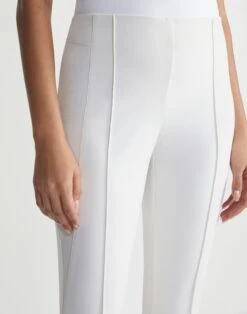 Acclaimed Stretch Gramercy Pant -Lafayette 148 Store mp949r j525 white detail