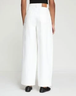 L148 Denim Wyatt Barrel Leg Jean -Lafayette 148 Store mpe54w 1r71 washed plaster back