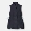 Recycled Tech Down Puffer Vest -Lafayette 148 Store mv506r 1p30 ink flat