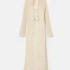 Cotton Open Knit Tunic Maxi Dress -Lafayette 148 Store mwed6b kkf5 pebble flat